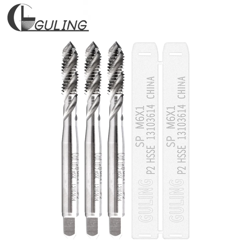 

GULING HSSE-M35 Metric Spiral Fluted Tap M1 M1.2 M1.4 M1.5 M1.6 M1.7 M1.8 M2 M2.2 M2.3 M2.5 M2.6 Machine Screw Thread Taps