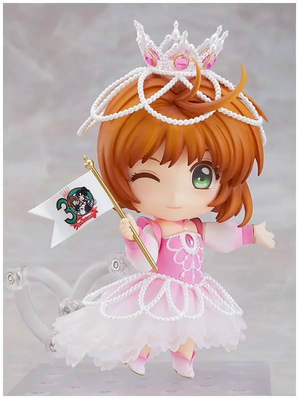 Cardcaptor Sakura Kinomoto Sakura no.1533 Q version figma PVC Action Figure Anime Figure Model Toys Figure Collection Doll Gift