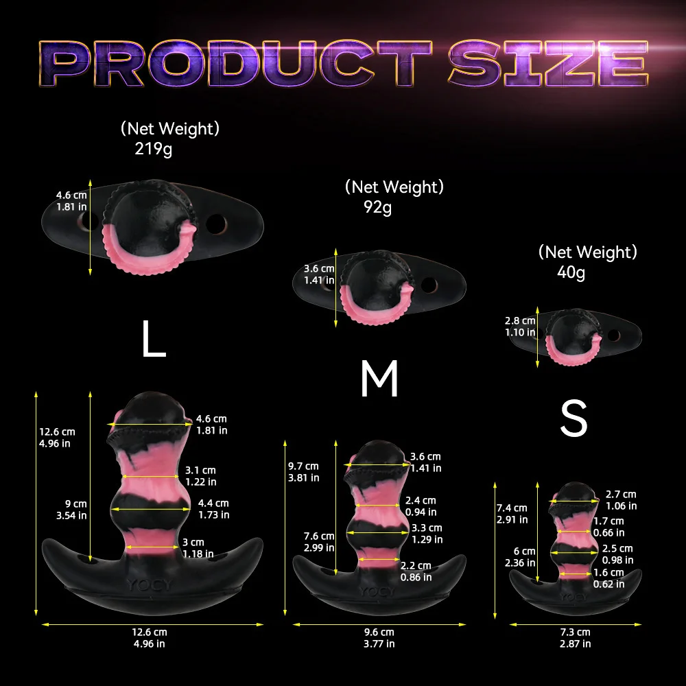 SXM S/M/L الحصان دسار سيليكون 10 طرق هزاز المقابس الشرجية الفم الكمامة الجنس Playsure لعب للنساء الأزواج تدليك المنتجات الجنسية