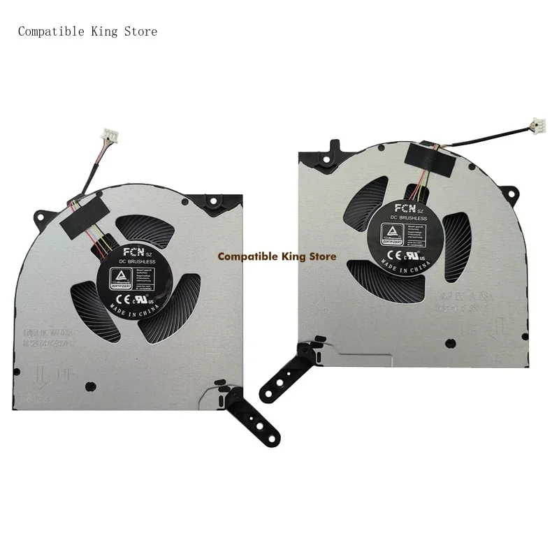 d+Compatible CPU and GPU Cooling Fan for Lenovo Legion R9000K Y9000K Legion 7-16ACHg6 82N6 2021H Series FNKP FNKN 10V 0.8A