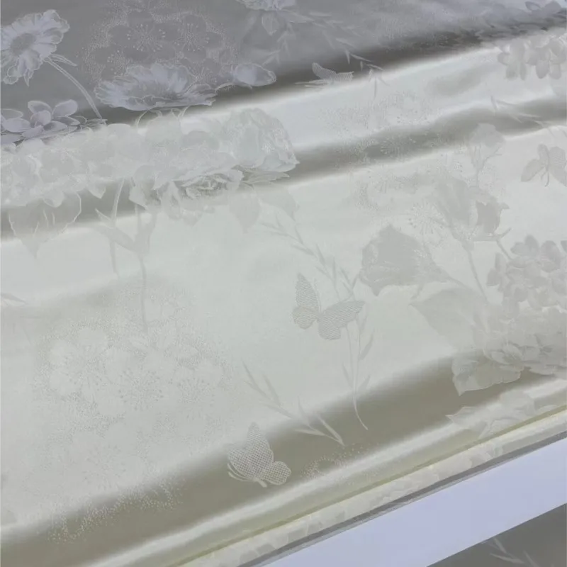 27 m Seide Jacquard schwerer Satin 140 Stück 70% Maulbeere 30% Pflanze Cheong sam Modest off