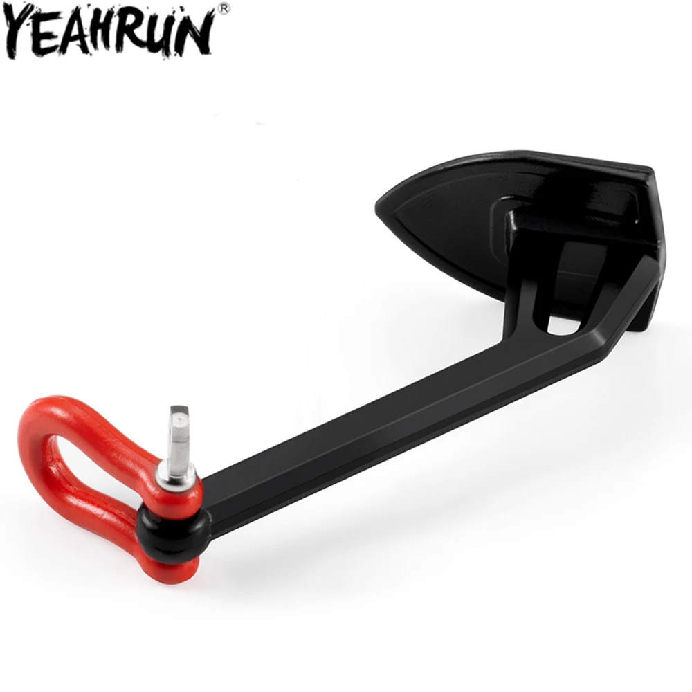 YEAHRUN RC Auto Schwere Winde Anker Erde Anker Dekor Werkzeuge mit Haken für 1/10 Axial SCX10 D90 TRX4 Tamiya CC01 RC Zubehör