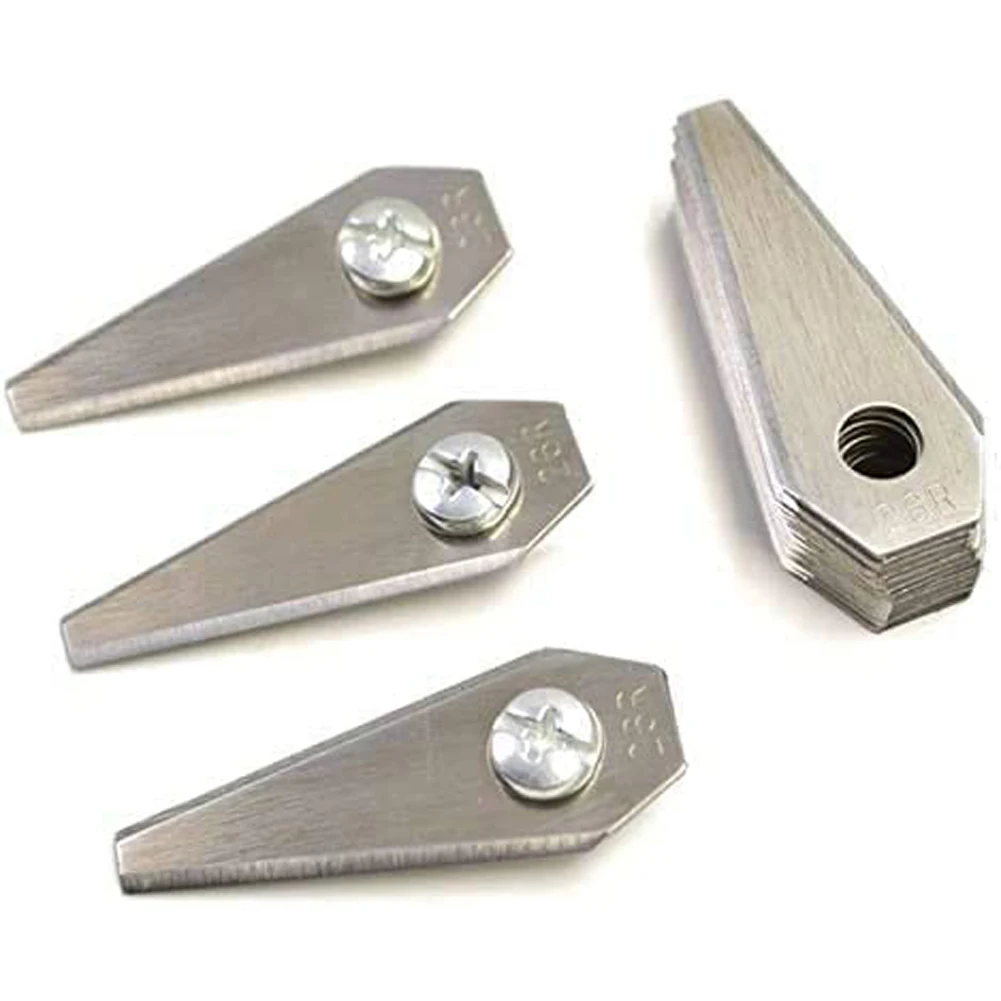 18Pcs Grass Cutter Blade Stainless Steel Lawnmower Replacement Blade Titanium Plating for Bosch Indego 800 1000 1200
