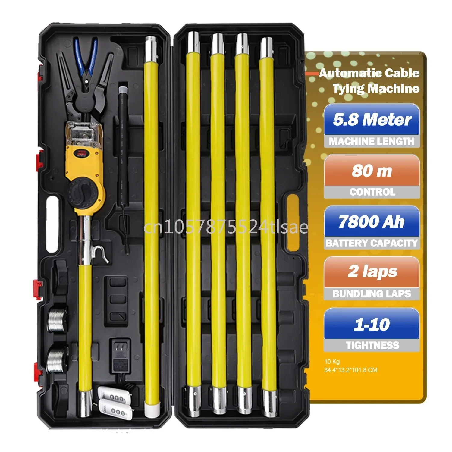High Altitude Optical Cable Binding Wire Organizer Electric Wires Harness Tool Automatic Cable Tying Machine for Tidy up
