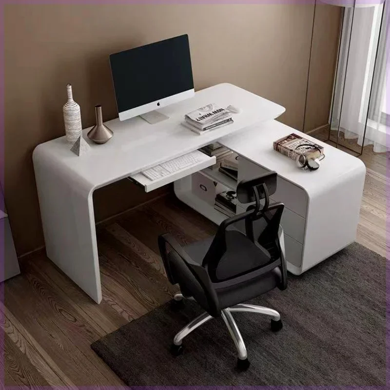 

Modern Minimalist Computer Office Desk Multifunctional Escritorio Oficina Moderno Mesa Mesa Para Computador Mesa Plegable Table