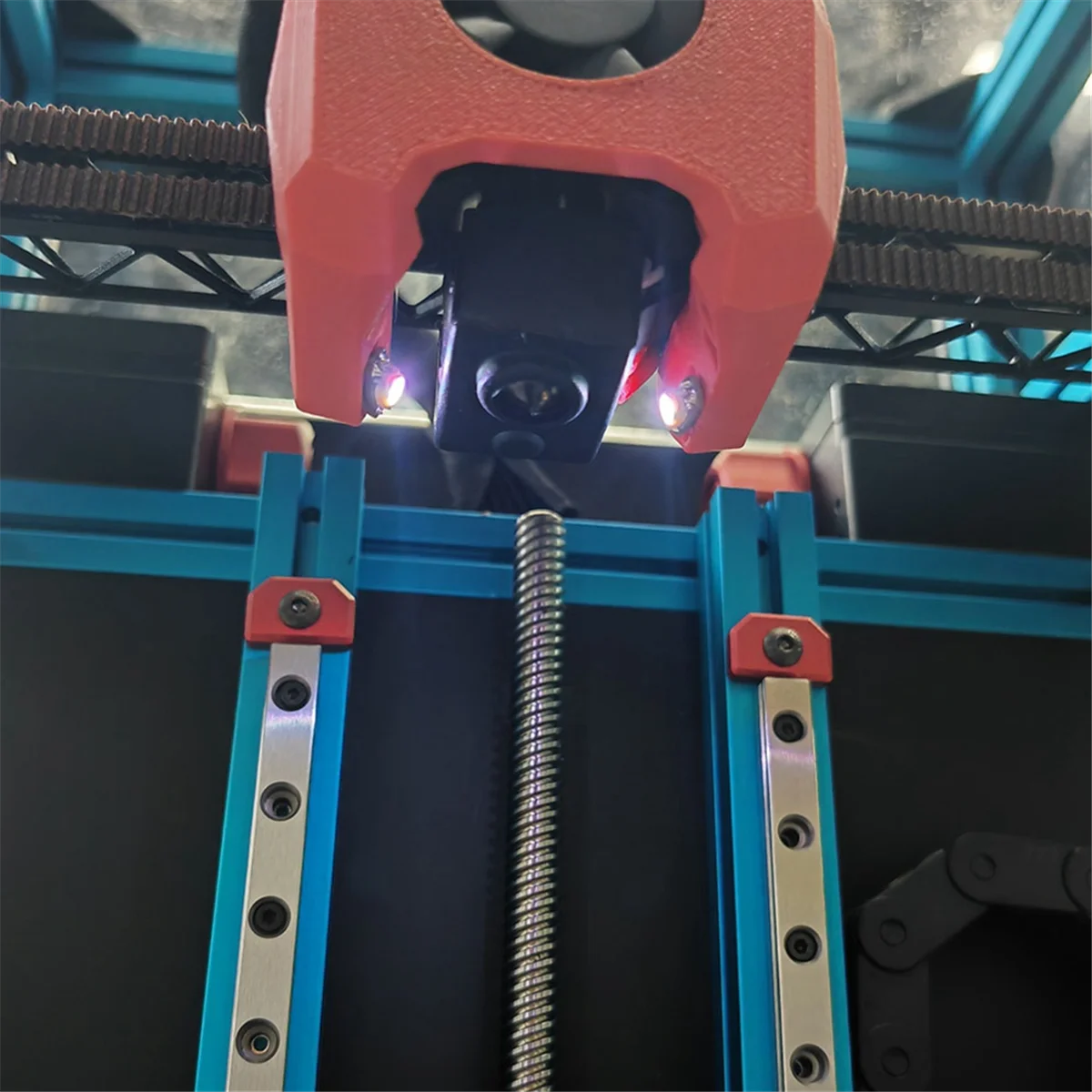 RGB Neopixel Sequins with RGB WS2812 3535 Bright RGB LED and 1M 26AWG PTFE Wire for Voron Mini SB Extruder