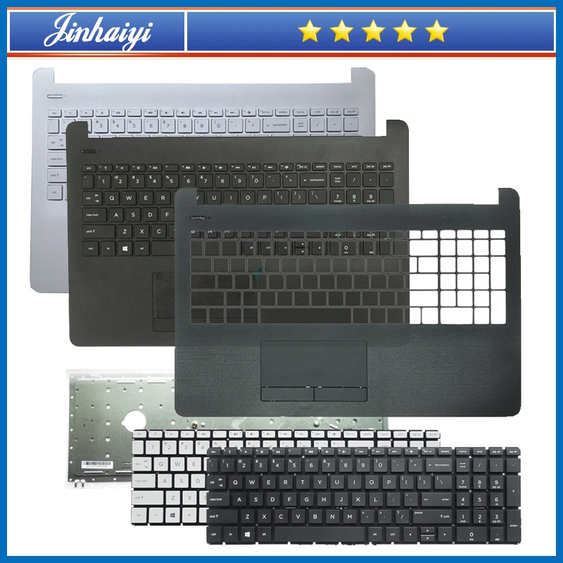 Upper cover for HP 15-BW 15-BS TPN-C129 C130 250 255 G6 laptop keyboard palm rest frame iron case shell