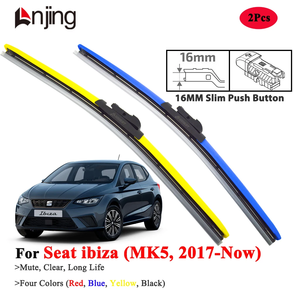 

LNJING Car Windshield Wiper Blades For Seat Ibiza KJ 2017-Now