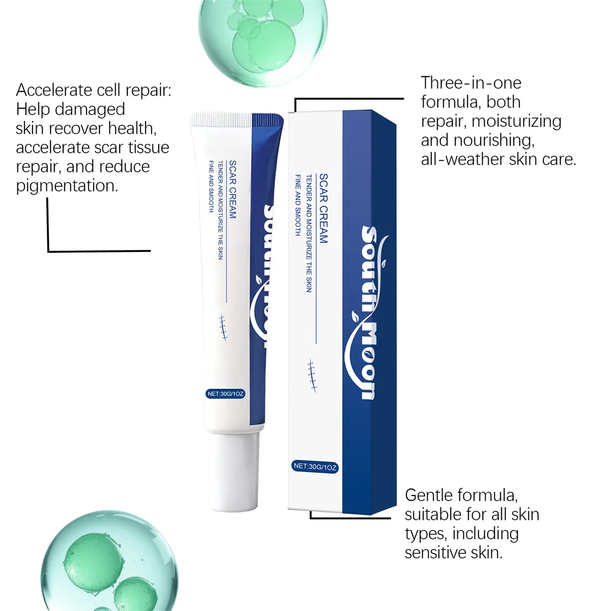 كريم العناية بالبشرة يغذي البشرة بلطف ويلاشى الندبات القديمة والجديدة وتحسن جودة البشرة #6