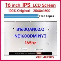 16 Inch 165Hz LCD Screen B160QAN02.Q NE160QDM-NY3 For ASUS ROG Zephyrus M16 GU603 GU603H GU603Z Display Matrix Panel eDP 40 Pins