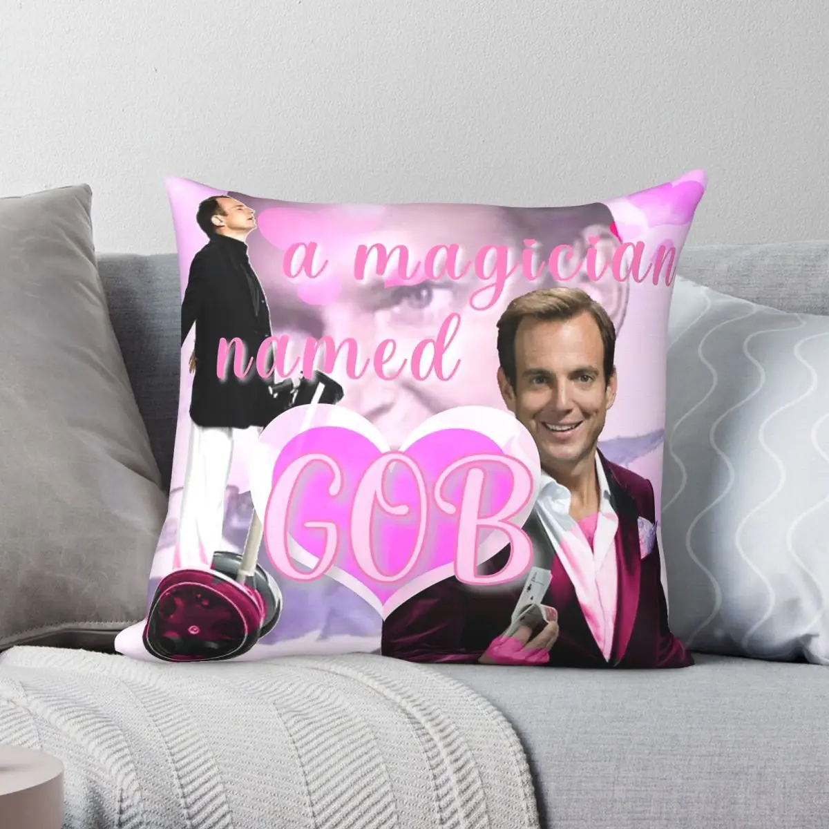 Arrested Development Gob Bluth Square Pillowcase Polyester Linen Velvet Creative Decor Sofa Seater Cushion Cover Wholesale 18