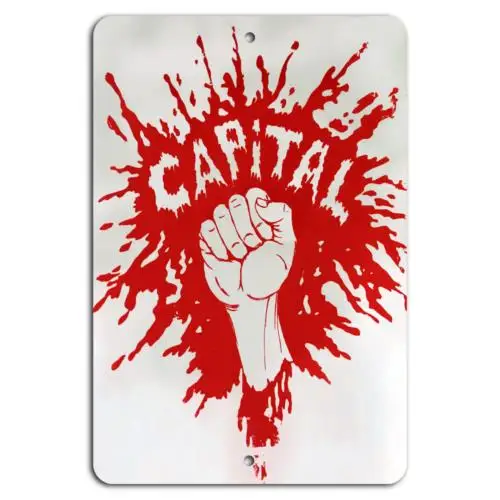 Rise and Resist: Capital Power Sign-Aluminum-tin sign