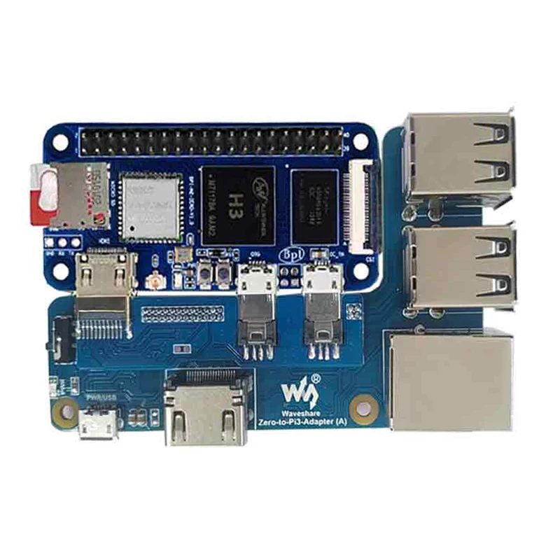 التوت بي صفر 2 واط الموز بي M2 صفر إلى RPI 3B لوح تمديد 4USB ميناء + RJ45 LCD مهايئ لشاشة إلى Pi 3B USB HDMI-متوافق