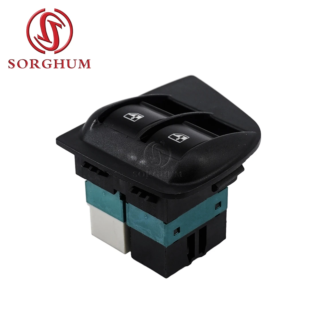 

Sorghum 735417033 For Fiat Doblo Cargo 2001-2010 Double Electric Power Window Control Switch Regulator Master Button With Panel