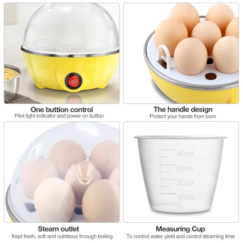 Egg steamer kitchen and home accessories  baked egg household appliances electric eggs kettle egg cooker