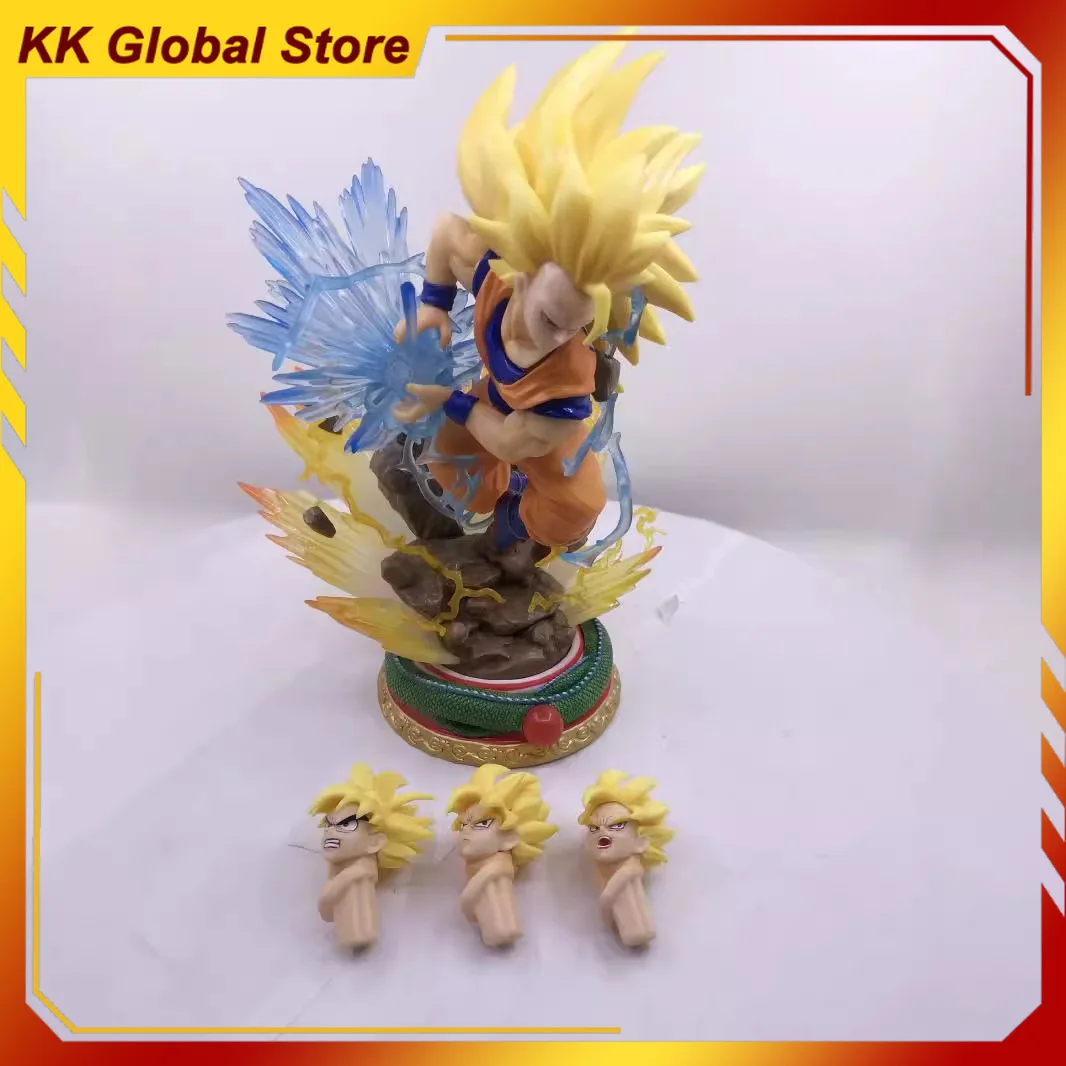 

25cm New Dragon Ball Anime Figure Son Goku Perimeter PVC Model Scene Statue Desktop Decoration Ornaments Christmas Gifts Toys