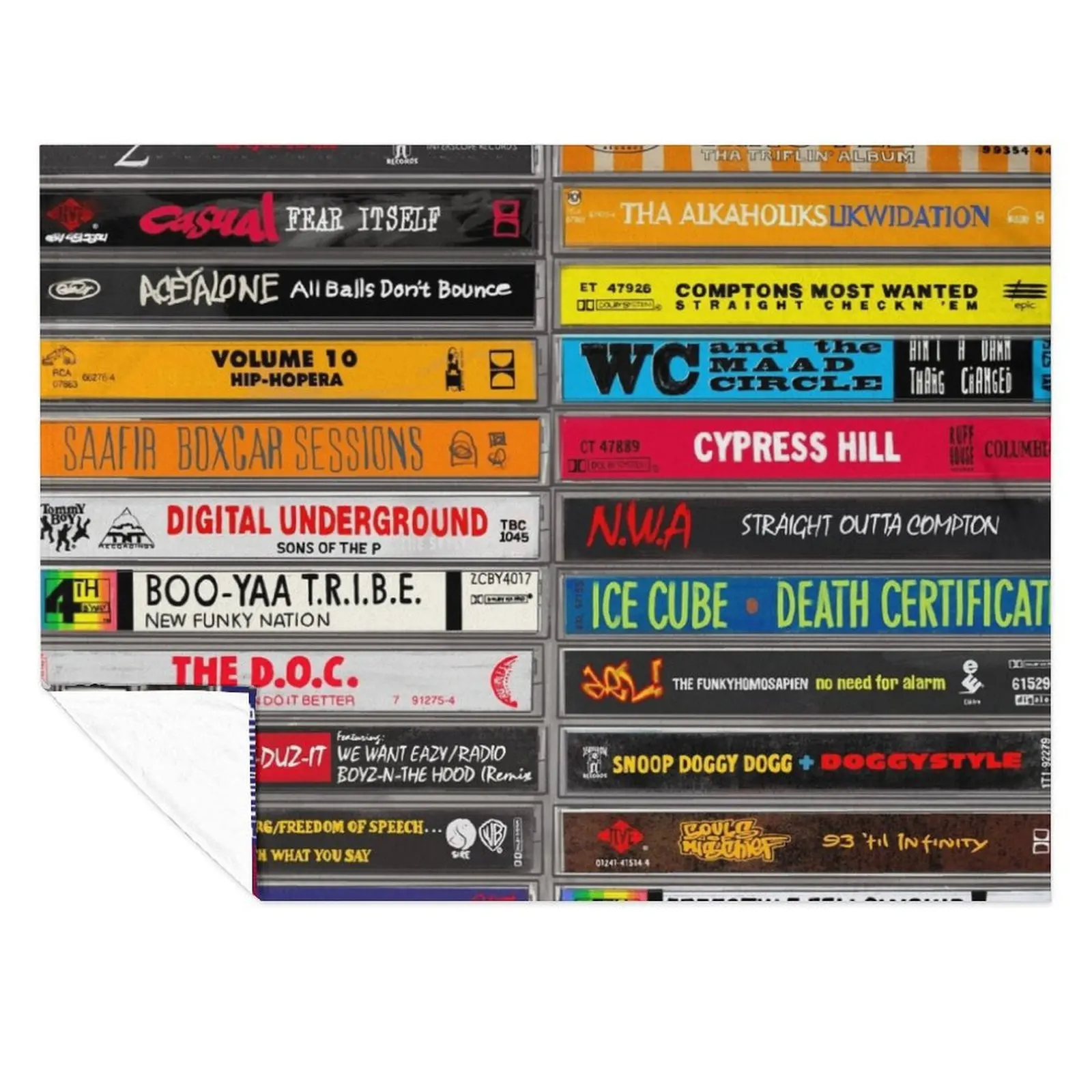 

Classic 90s West Coast Hip-Hop tapes painting - 1323 Throw Blanket for babies For Sofa Thin sofa bed For Baby Blankets