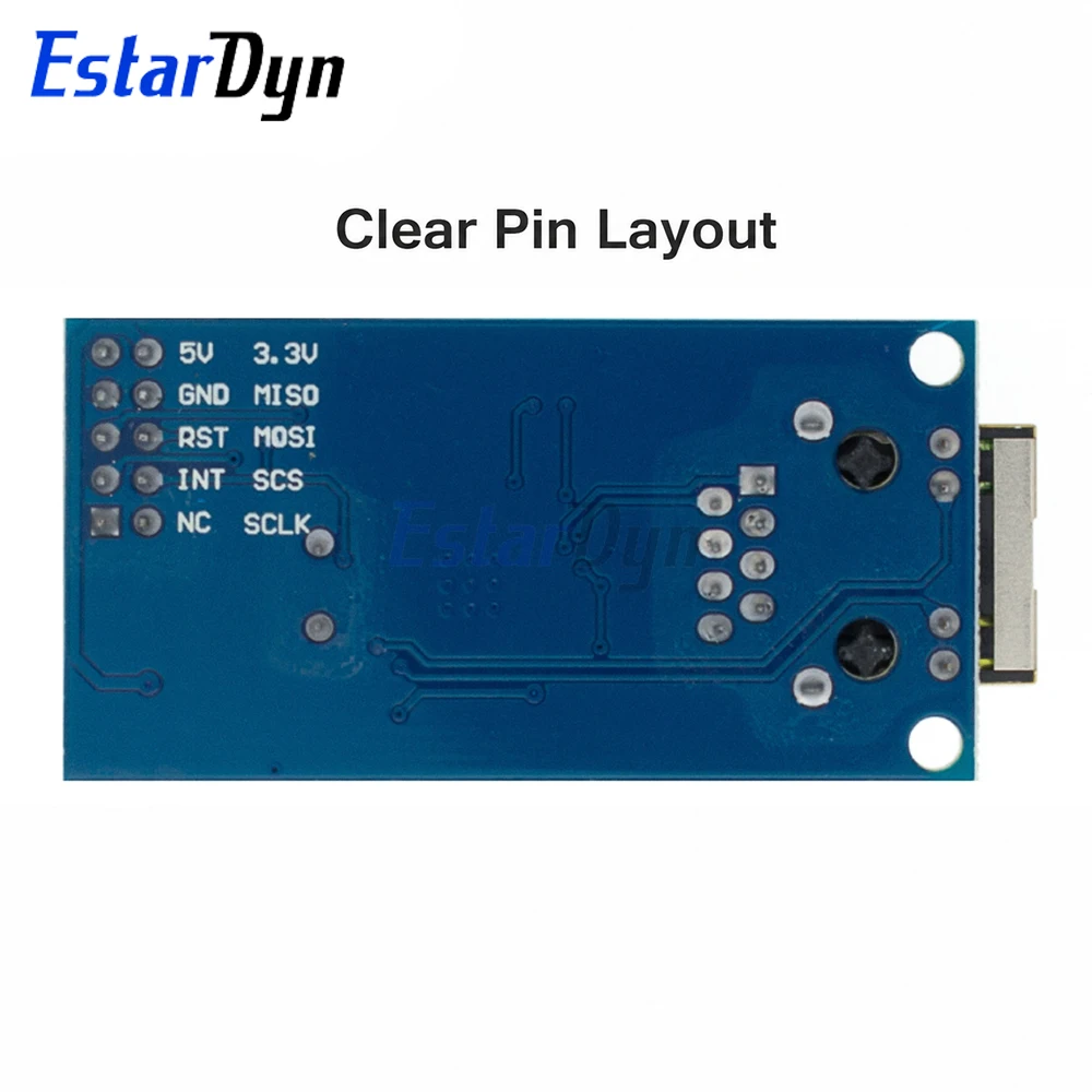Estardyn W5500 Ethernet Network Module Hardware TCP/IP SPI Interface for Microcontroller IoT DIY Projects