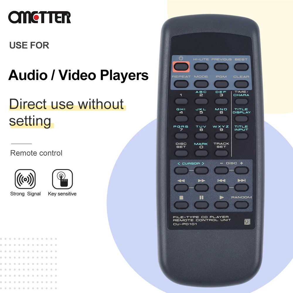 Nadaje się do Pioneer Controller DVD CU-PD101 zdalnego sterowania