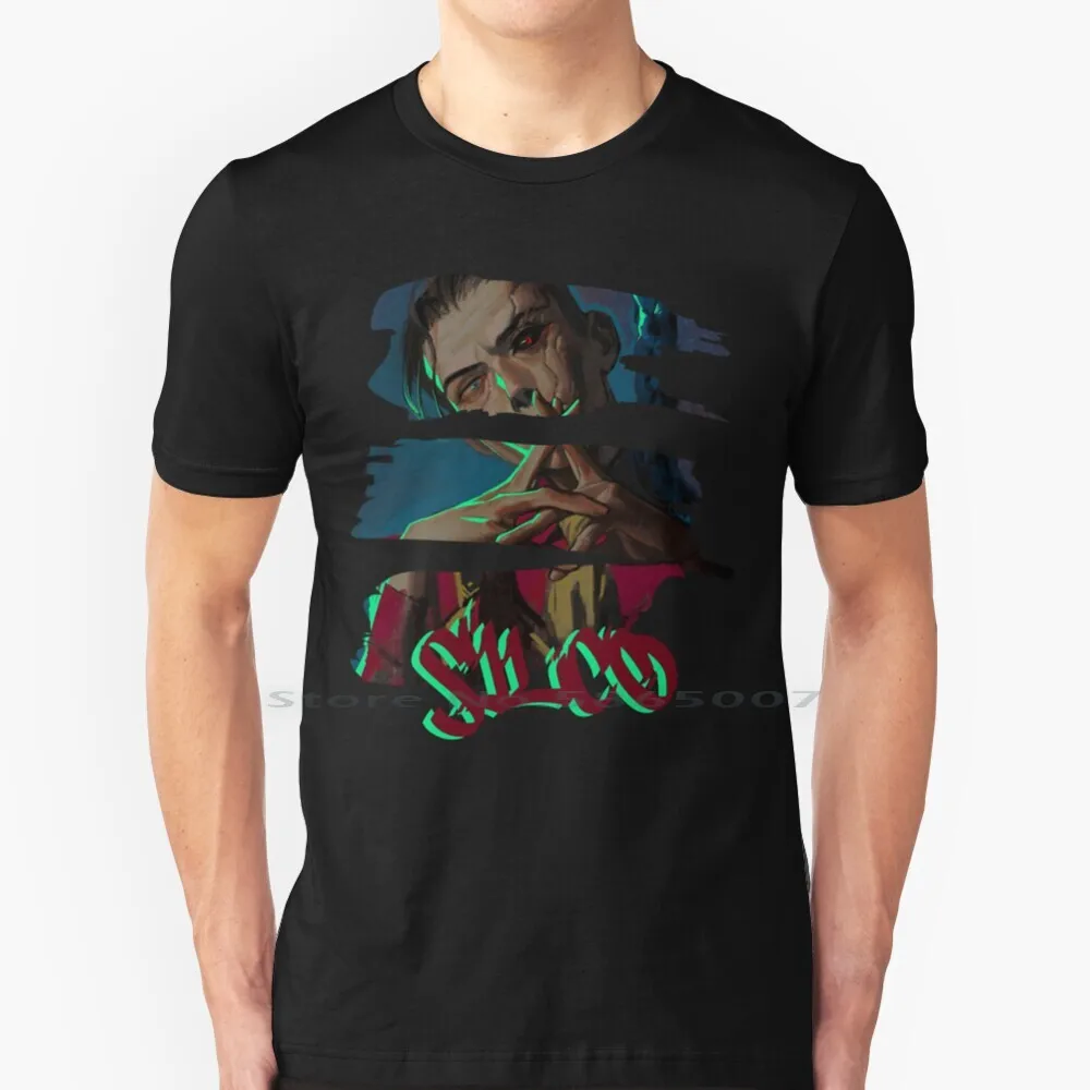 Silco Arcane 100% Cotton T Shirt Vi Arcane League Heimerdinger Arcane League Arcane Jinx Arcane Arcane Jinx Jinx Arcane League