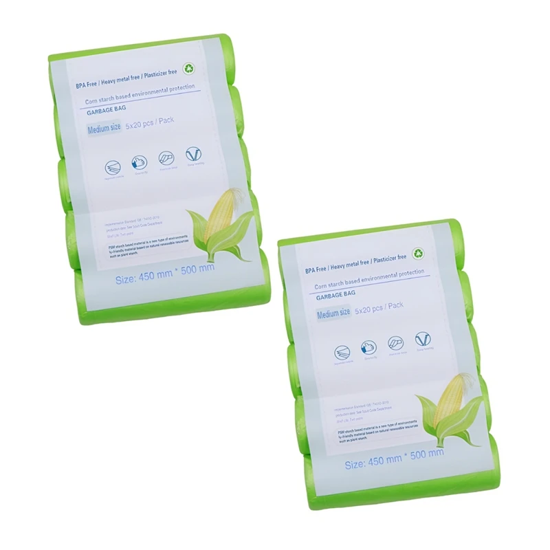 Biodegradable Garbage Bag Household Compostable Garbage Bag Kitchen Garbage Bag-A13G