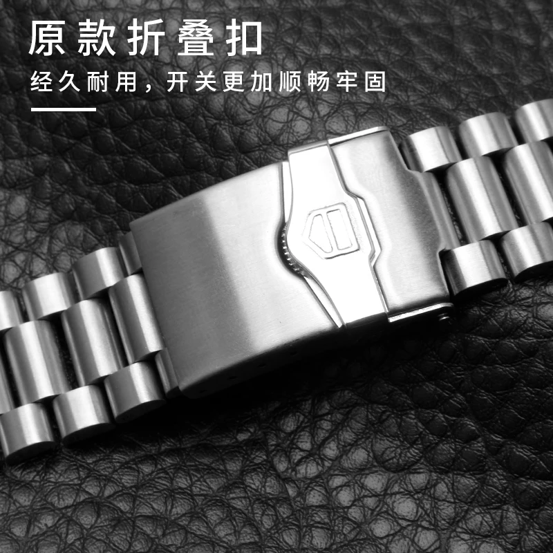 20MM 22MM bracelet Solid Stainless Steel watchband FOR FORMULA 1 MONACO AQUARACER Men\'s Watch Band