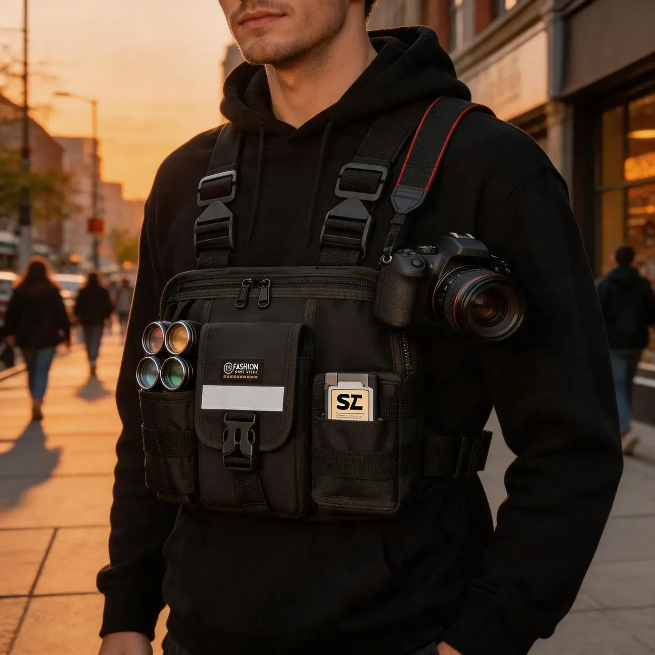 Running Vest Outdoor Multifunctional Multi Pocket Comfortable Handle