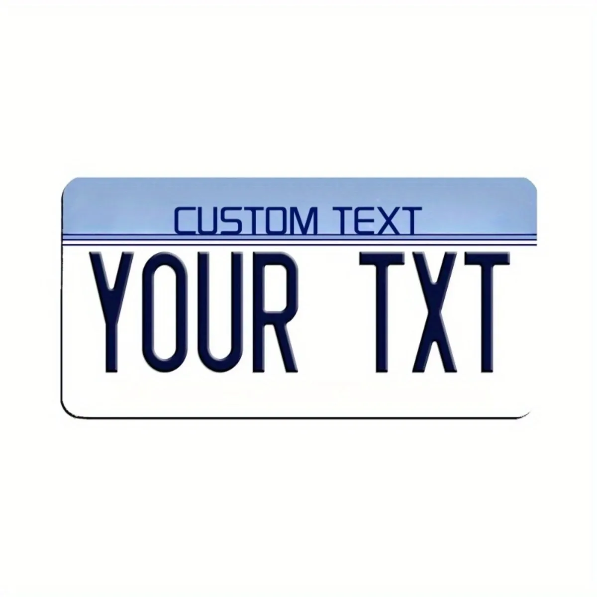 12x6" Custom USA City Car Tags | Personalized Text/Name United States License Plate Replica view 2