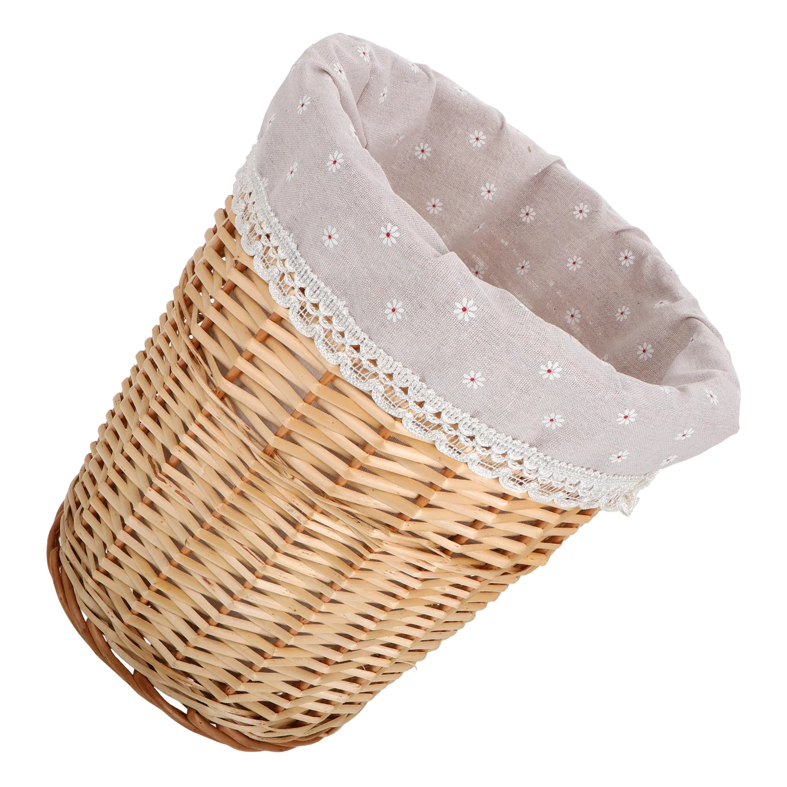 

Rattan Laundry Basket Wicker Storage Hamper Handwoven Bath Towel Bin Large Straw Baskets Multifunctional Spacesaving