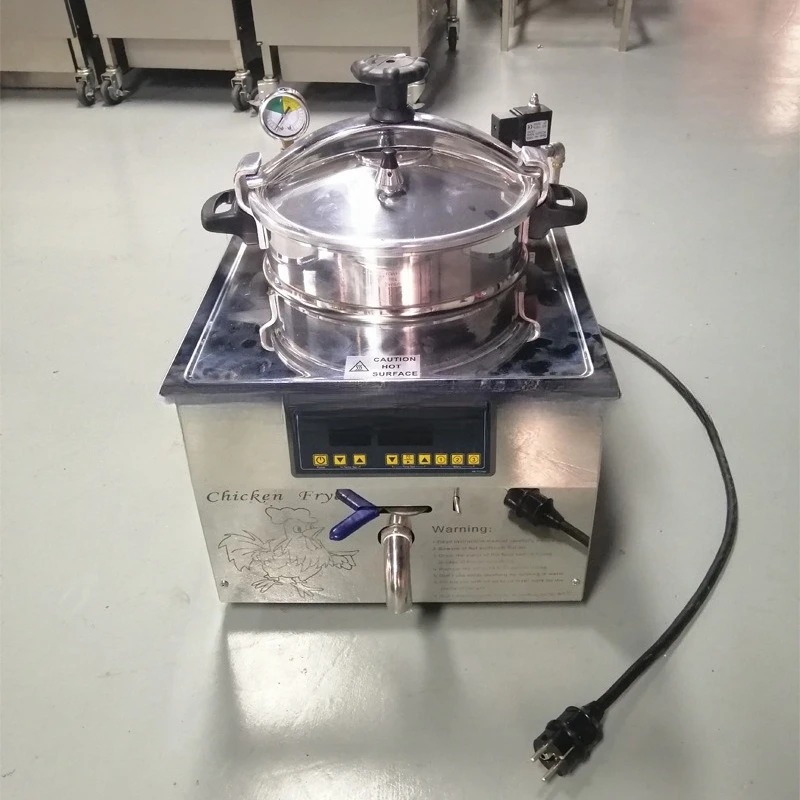 

Computer version desktop pressure fryer, high pressure fryer 110V American pressure fryer