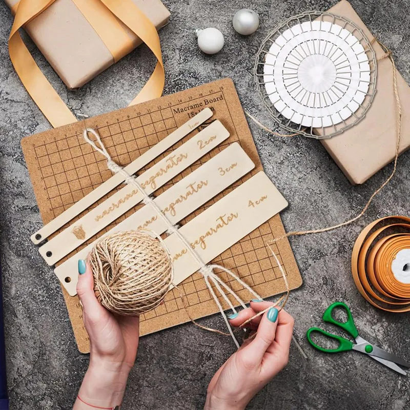 1 Set Of Lace Boards For Knitting, Double Sided Tasselcraft Board With Pins, Auxiliary Ruler For Knitting Bracelets