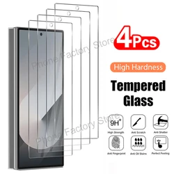 4PCS Tempered Glass For Samsung Galaxy Z Fold 7 6 5 4 3 Clear Premium Screen Protector For Samsung Z ZFold 6 5 Fold5 Film Glass