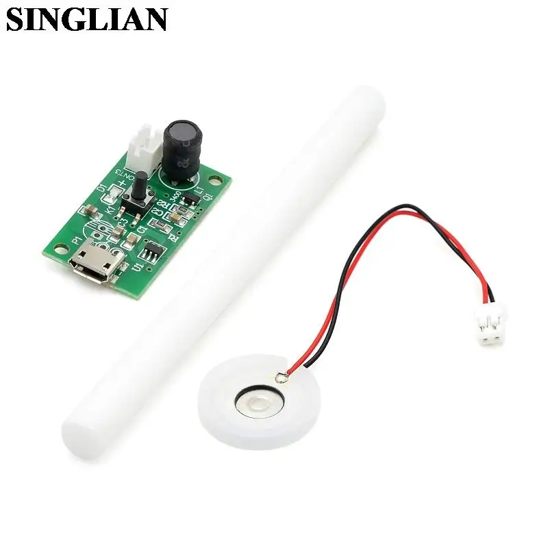 1set USB Mini Humidifier DIY Kits Mist Maker and Driver Circuit Board Fogger Atomization Film Atomizer Sheet Mini Oscillating