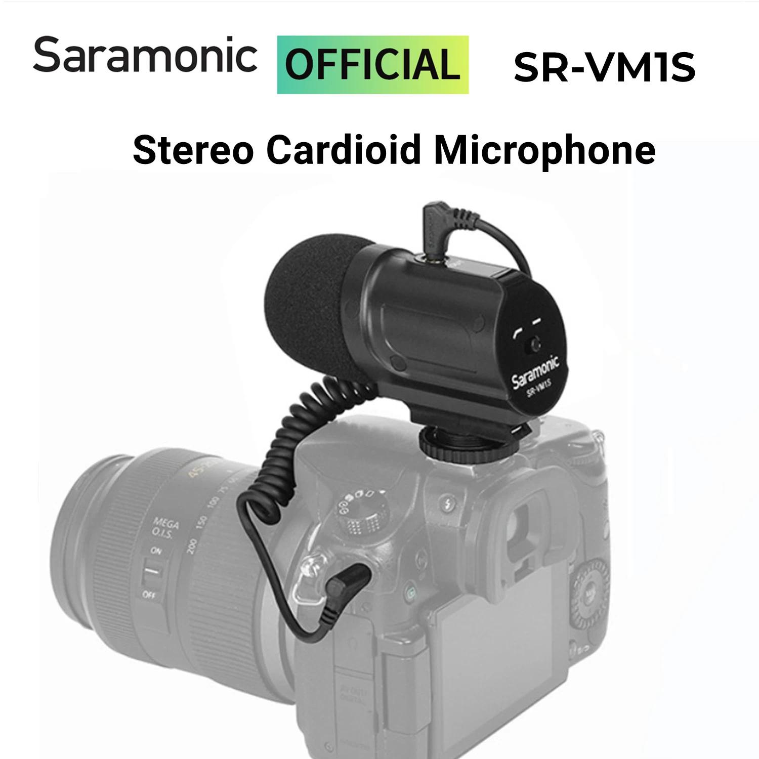 

Saramonic SR-VM1S кардиоидный микрофон для камеры iPhone Android DSLR камера Canon Nikon записывающие видеокамеры YouTube