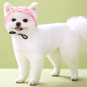 かわいいフレンチブルドッグペットの耳穴調整可能な子犬の犬の帽子帽子の小さな犬パグマスコタアクセサリーコスチューム 耳障りな10の最高のセールス犬の帽子-9