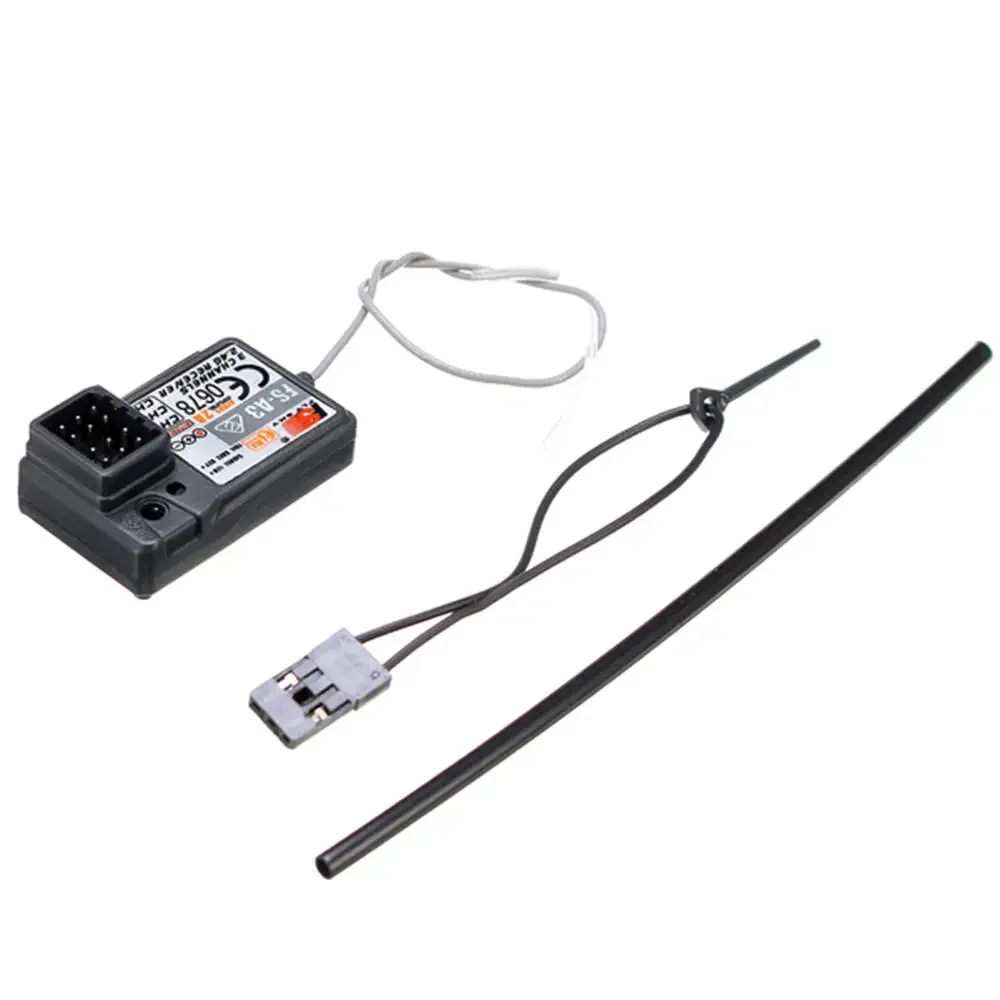 FS-GT2E 2.4G 2CH Radio System AFHDS 2A Transmitter For Rc Car Boat With FS-A3 Receiver