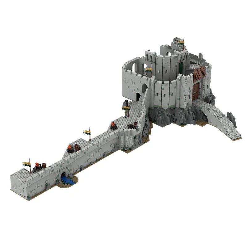 Magical Rings Moc Building Blocks Movie Scene UCS Castle Deep Valley Model Technology Bricks DIY Assembly Street View Toys Gifts