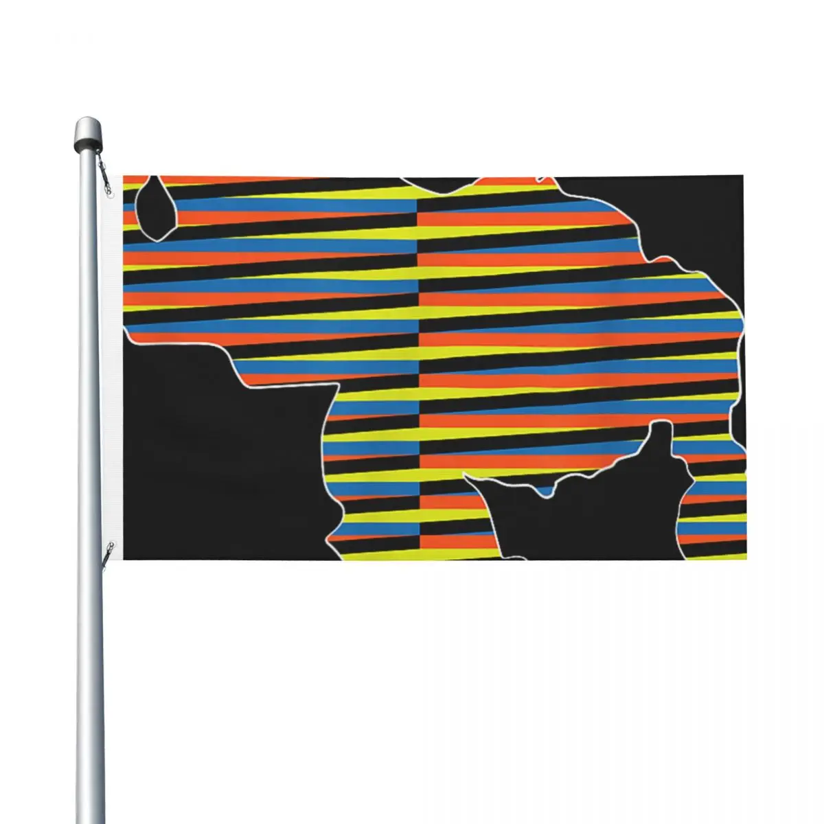Bandeira do mapa da Venezuela 3x5 pés, bandeiras personalizadas para pendurar em dormitório universitário ou quarto.