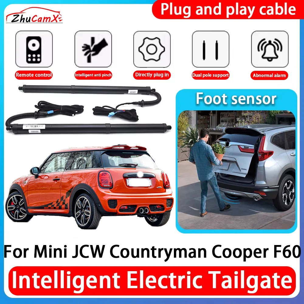 ZhuCamX Car Power Trunk Electric Suction Tailgate Intelligent Tail Gate Lift Strut For Mini JCW Countryman Cooper F60