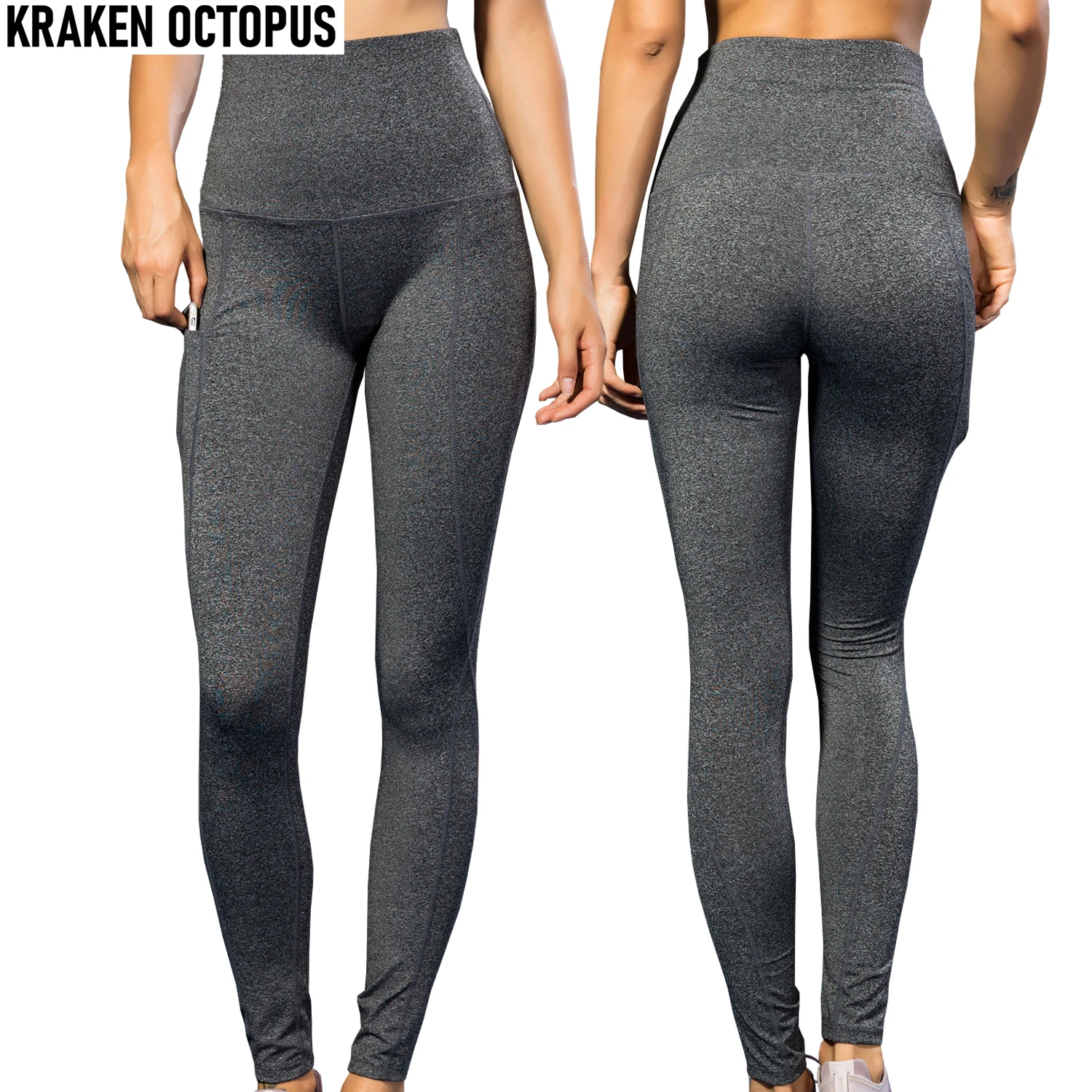 

Fitness Women Sports Seamless Leggings High Waist Elastic Solid Yoga Leggings Gym Jogging Quick Dry Push Up Slim Pants Female