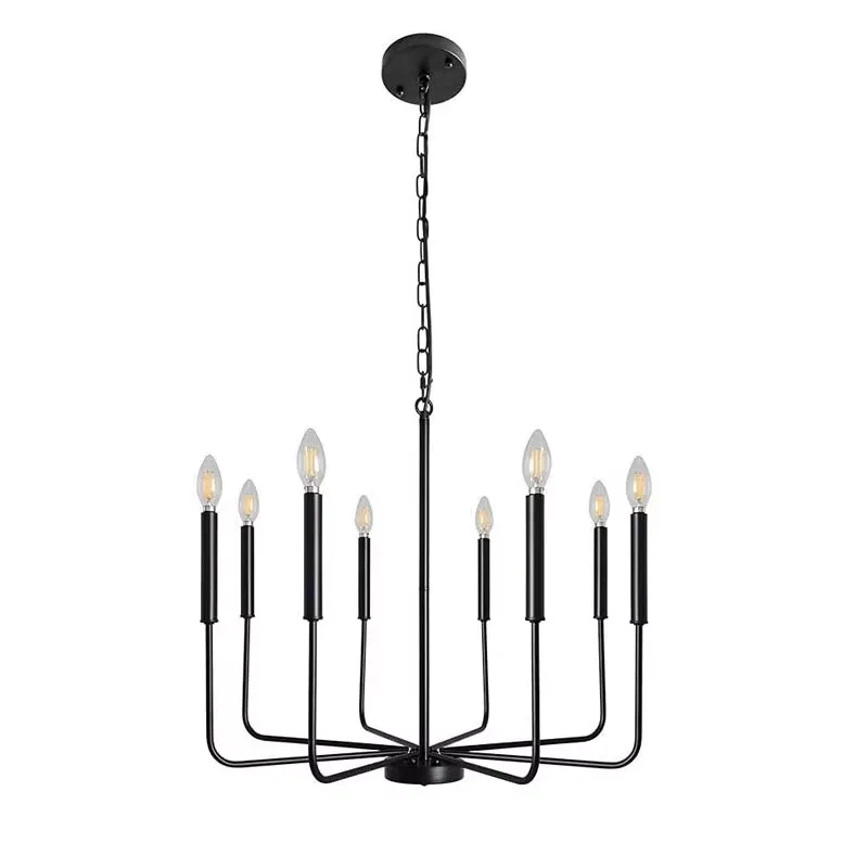 

Modern 8 heads American Pendant Lamp Hanging lamp Living Room Dining Room Kitchen Bedroom Euro Style Chandelier Light