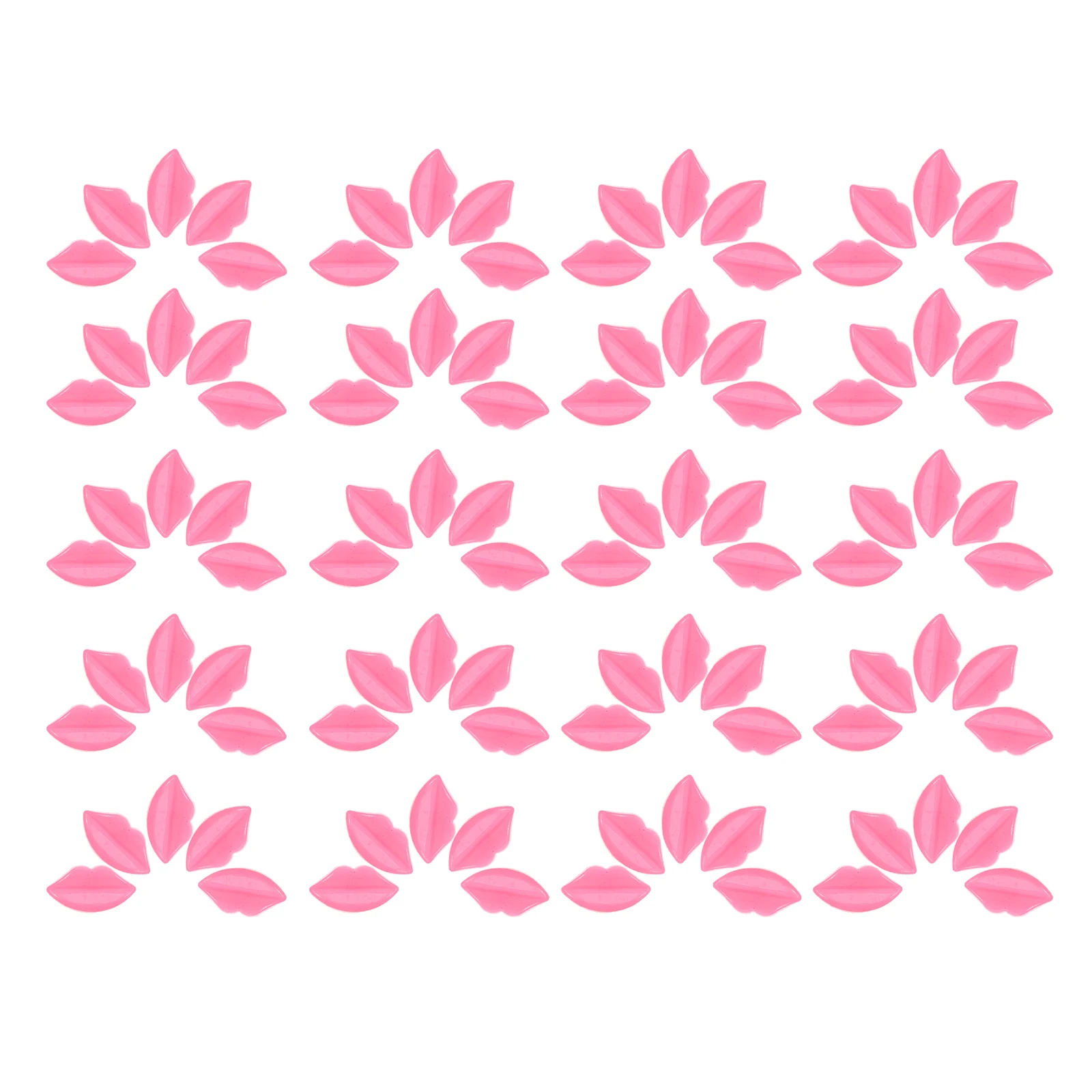 

100pcs Mouth Parts Plastic Lip-Shaped Pieces For Diy Making Crafts Scrapbooking Stuffed Animals Repair Supplies