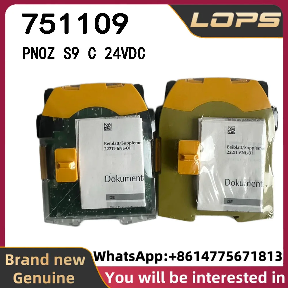 PNOZ S9 C 24VDC Pilz 751109 safety relay, brand new original genuine, large quantity in stock, welcome to inquire