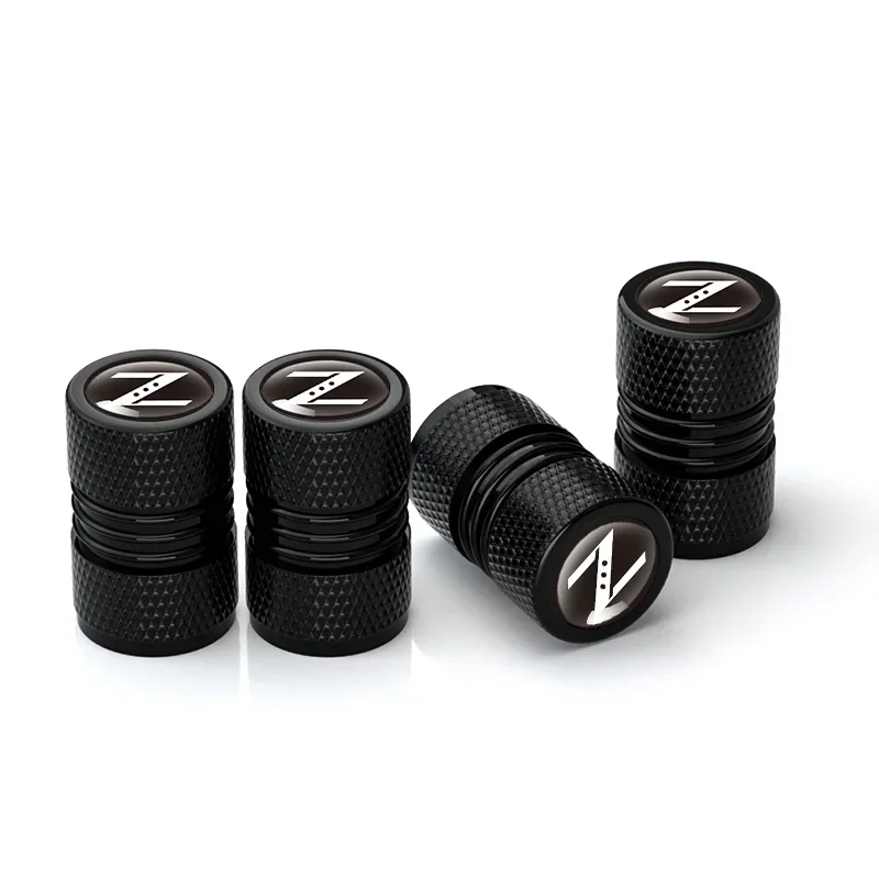 4Pcs/lot Tire Wheel Valve Dust Caps Tyre Rim Stem Covers For Nissan 350Z 370Z Z33 Fairlady Nismo Z Car Accessories