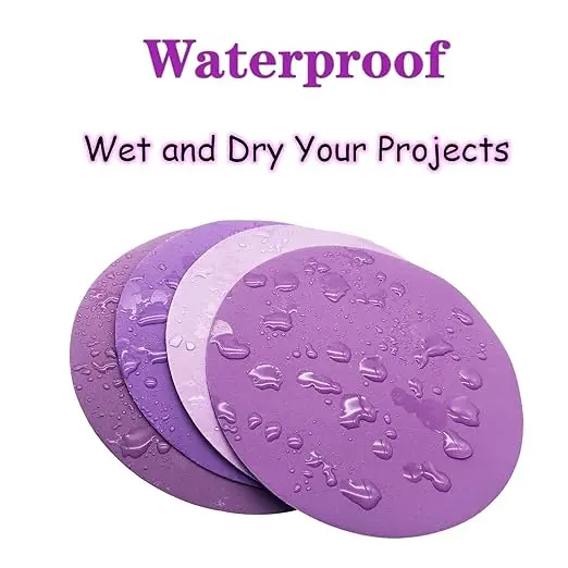 Leijiu 20/50pcs 2 Inch 60~10000grit Sanding Disc Wet Dry Hook And Loop Premium Aluminum Oxide Sand Paper For Drill Rotary Tools