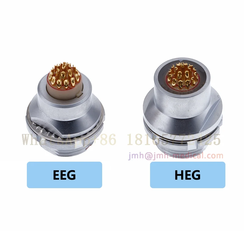 2B Vacuumtight HEG EEGFixed Socke BRD dust cover 2 3 4 5 6 7 8 9 10 12 14 16 18 19 26 Pins Push-Pull Self-Latching Connectors