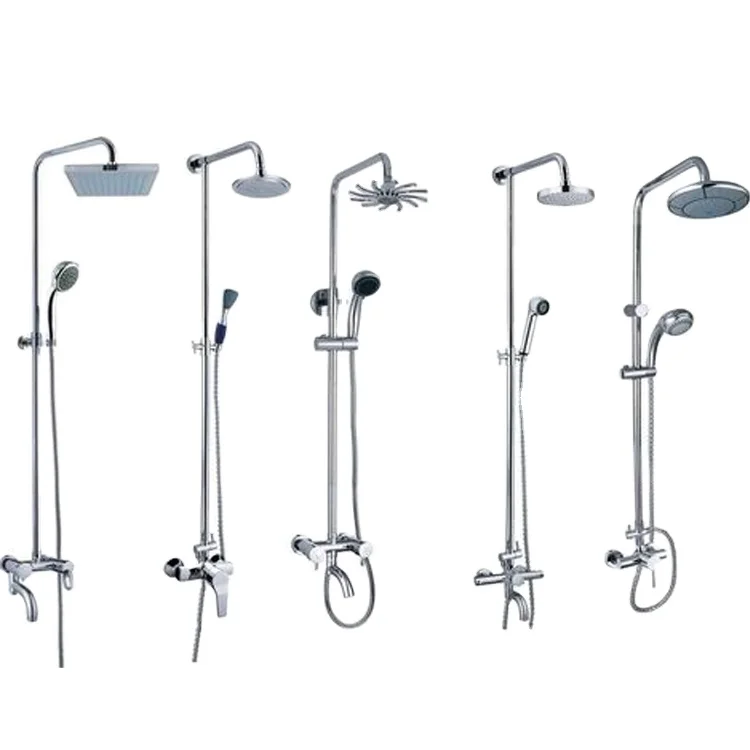 Ensemble de douche, douche pluie monofonction en acier inoxydable avec pulvérisation saturante, ensemble de pommeau de douche en plastique Oxygenics pour hôtels