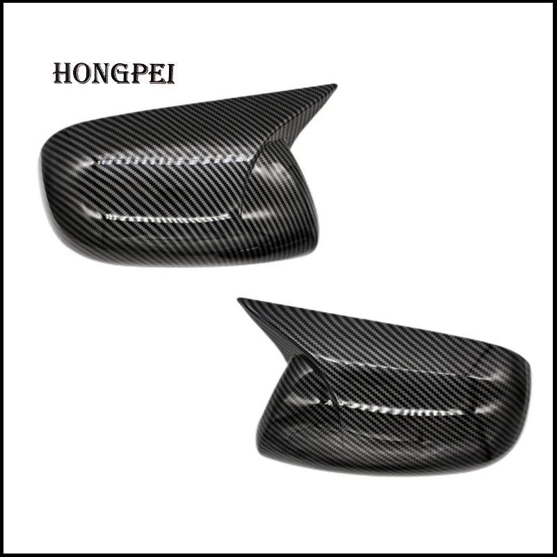 تصفيف السيارة لتويوتا كورولا 2009-2013 الباب الجانب الجناح مرآة الرؤية الخلفية غطاء قبعات قذيفة مع OX القرن تقليم اكسسوارات السيارات