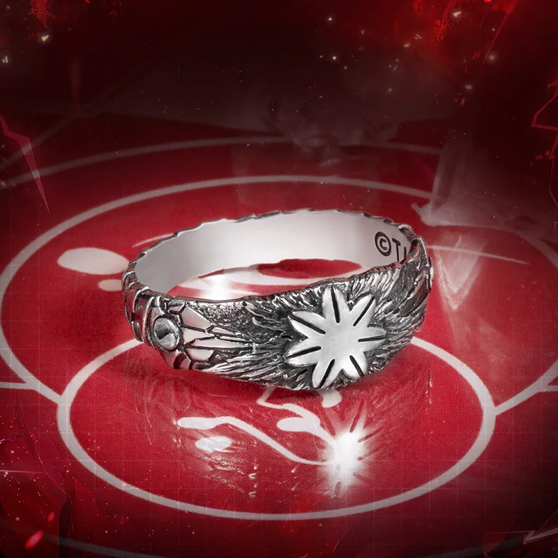 Fate Stay Night Heaven's Feel Red Archer EMIYA Rho Aias Ring 925 Sterling Silver Anime FGO FSN Gift