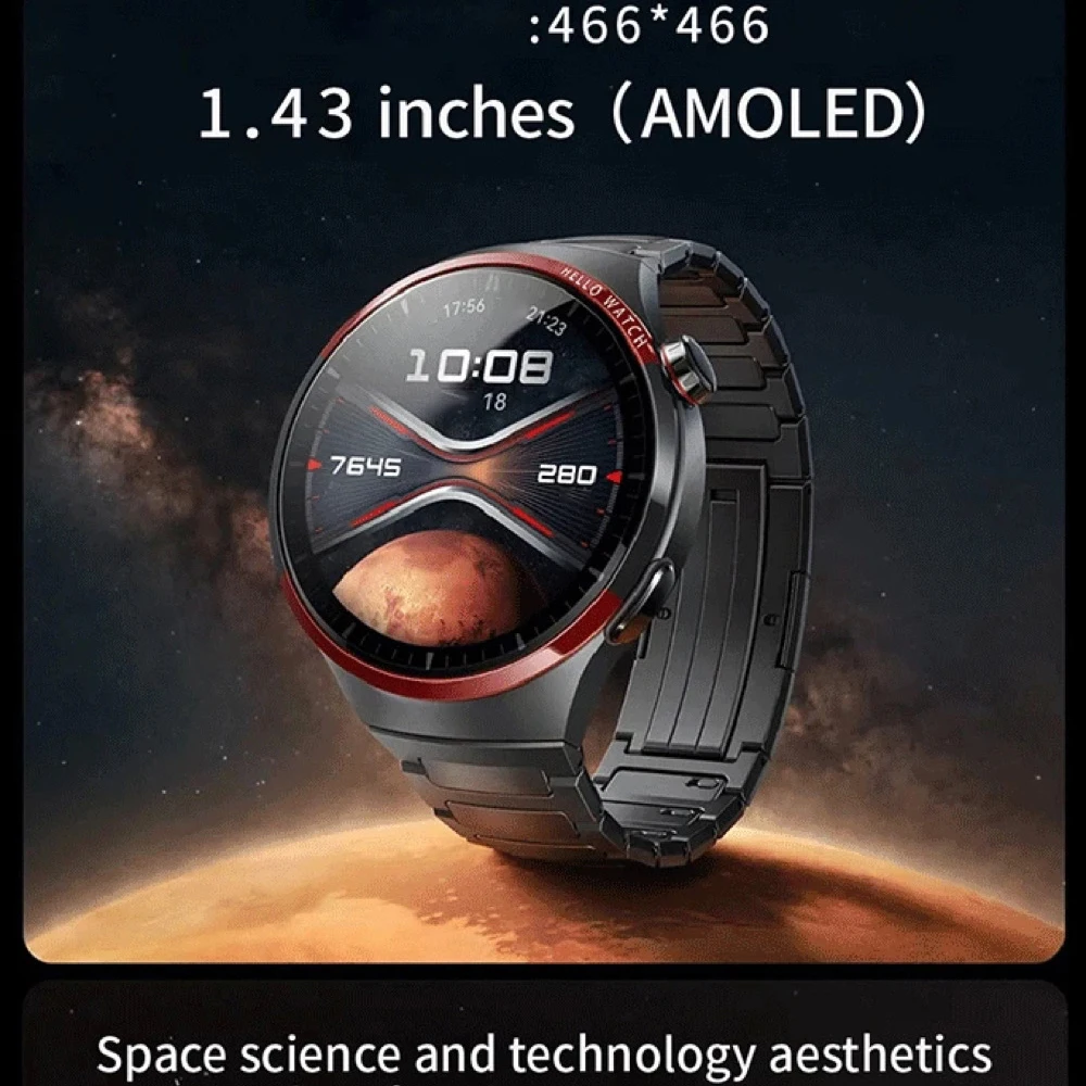 696 Hello Watch Round HT13 Amoled 1GB Rom Smart Watches Men 1.43 INCH Screen AI Voice Assistant BT Call Sports Smartwatch Women